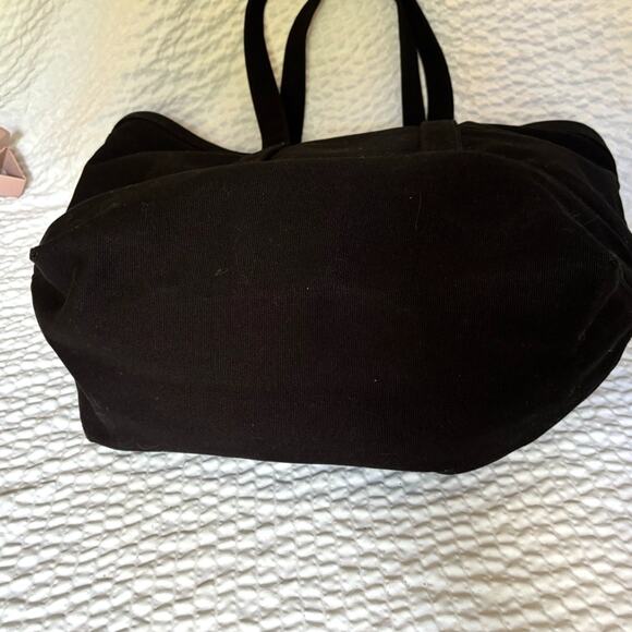 Michael Kors Graffiti Black Canvas Tote Bag - Picture 3 of 6